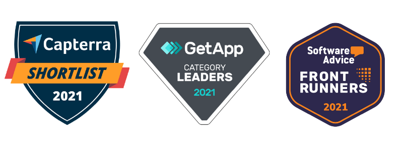 Gartner digital markets badges capterra shortlist getapp category leaders and software advice front runners