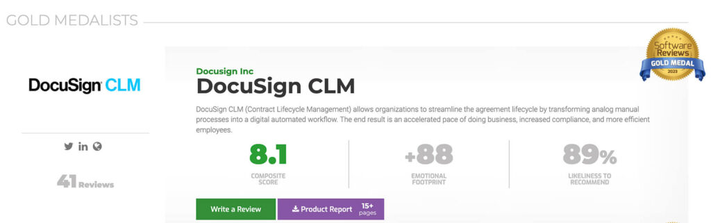 contract lifecycle management category.