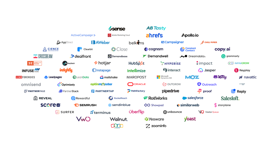 80+ providers of software that can be used as a lead generation tool.