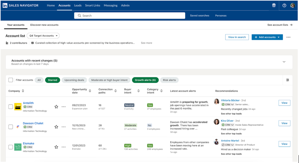 Go beyond job title targeting with LinkedIn Sales Navigator's new account hub to find your future customers