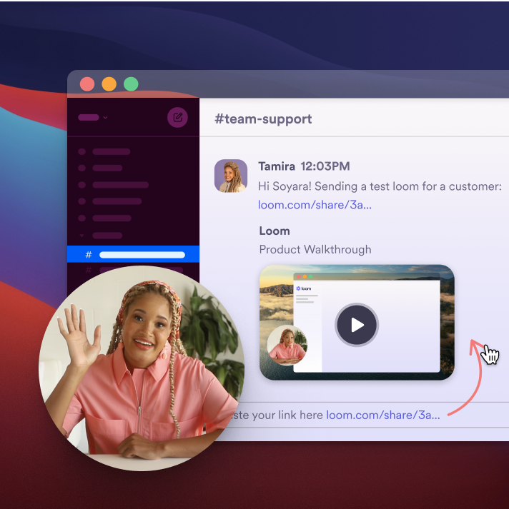 Easily record video messages with Loom to reduce the needs for meetings with better asynchronous communication