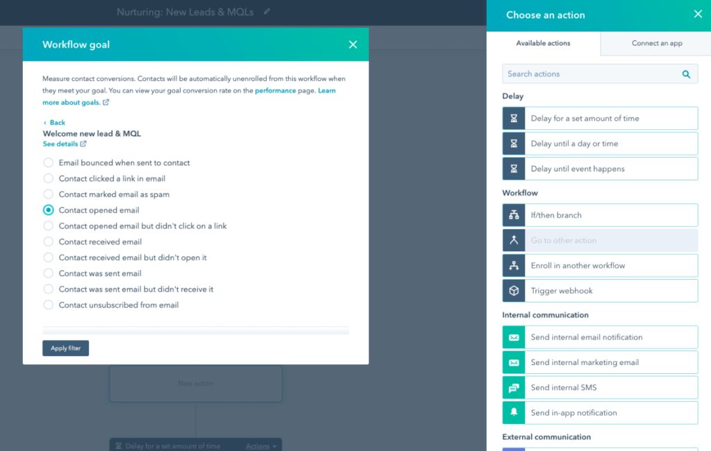 Automate your marketing with if/then logic and workflows. HubSpot, one of the best lead generation tools