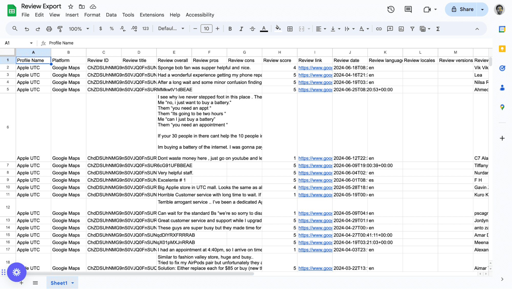 Reviewflowz automated reporting and quoting system for reviews.